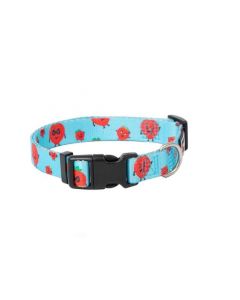 FREEDOG COLLAR STRAWBERRY 10MM X 20/35CM T-XS