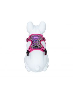 ARNÉS BOREAL FUCSIA 25MM CUELLO 43-65CM PECHO 45-90CM