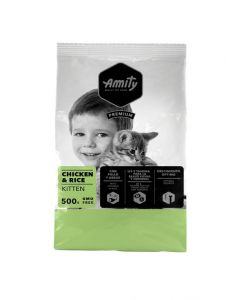 AMITY CAT PREMIUM KITTEN CHICKEN&RICE 600GR