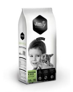 AMITY CAT PREMIUM KITTEN CHICKEN&RICE 1,5KG