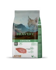 BRAVERY CAT KITTEN CHICKEN 2KG