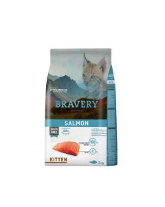 BRAVERY CAT KITTEN SALMON 2 KG