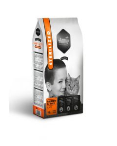 AMITY CAT PREMIUM  STERILIZED SALMON&RICE 10KG