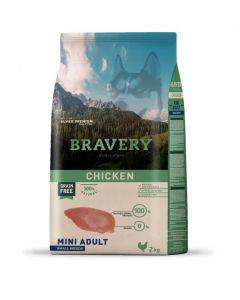 BRAVERY DOG MINI ADULT CHICKEN 2KG