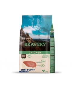 BRAVERY DOG MINI PUPPY CHICKEN  2KG