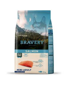 BRAVERY DOG MINI ADULT SALMON 2KG