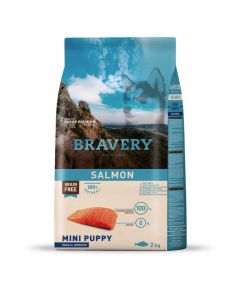 BRAVERY DOG MINI PUPPY SALMON  2KG