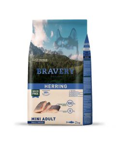 BRAVERY DOG MINI ADULT HERRING 2KG