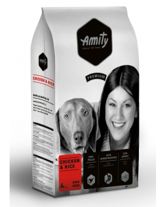 AMITY DOG PREMIUM ADULT CHICKEN&RICE 4KG