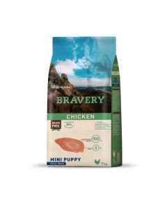 BRAVERY DOG MINI PUPPY CHICKEN  7KG