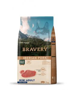 BRAVERY DOG MINI ADULT PORK IB. 7KG