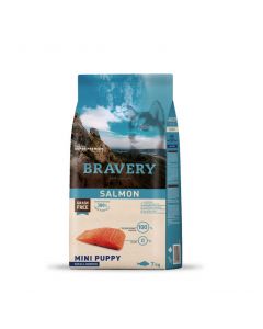 BRAVERY DOG MINI PUPPY SALMON  7KG