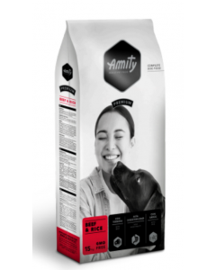 AMITY DOG PREMIUM ADULT BEEF&RICE 15KG