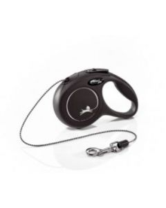 FLEXI NEW CLASSIC CORDON S 8M 12KG NEGRO
