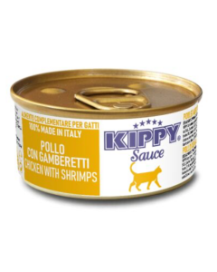 KIPPY LATA SALSA GATO ADULTO POLLO CON CAMARONES 70gr