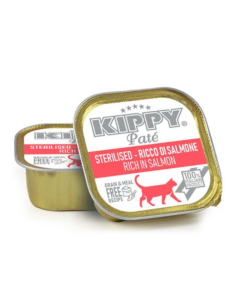 KIPPY PATÉ GATO TARRINA STERILIZED SALMÓN 90gr