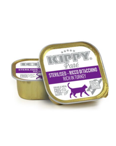 KIPPY PATÉ GATO TARRINA STERILIZED PAVO 90gr