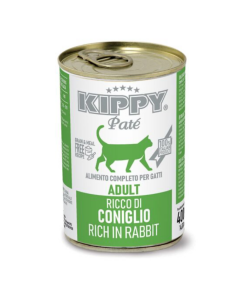 KIPPY PATÉ GATO ADULTO LATA CONEJO 400gr