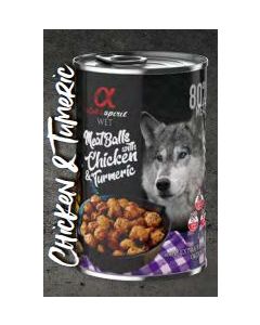 ALPHA SPIRIT ALBONDIGAS DE POLLO Y CURCUMA 400GR