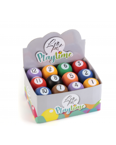 LEO PET BOLA DE BILLAR NÚMEROS MIXTOS 24 PZ
