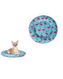 FREEDOG COOL BED DONUT 47 CM FLAMINGO