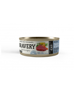 BRAVERY CAT  HUMEDO STERELIZED  TUNA LOIN FILLETS AND CARROTS 24X80GR
