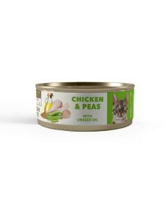 AMITY CAT HUMEDO CHICKEN AND PEAS 24/80GR