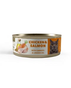 AMITY CAT HUMEDO CHICKEN AND SALMON 24/80GR