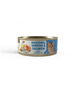 AMITY CAT HUMEDO MACKEREL, SARDINE AND SALMON 24/80GR