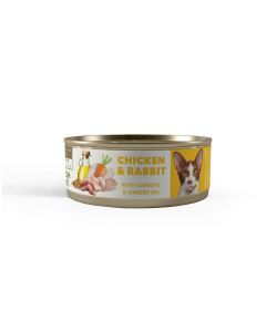 AMITY CAT HUMEDO STERILIZED CHICKEN AND RABBIT 24/80GR
