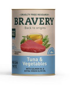 BRAVERY DOG HUMEDO TUNA & VEGETABLES 290G