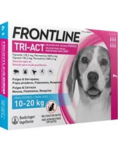 FRONTLINE TRI-ACT 6 PIPETAS DE 10 A 20 KG, 2 ml