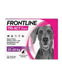 FRONTLINE TRI-ACT 6 PIPETAS DE 20 A 40 KG, 4 ml