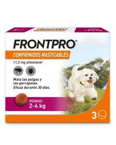 FRONTPRO COMPRIMIDOS MASTICABLES DE 2 A 4KG (3 UNID)