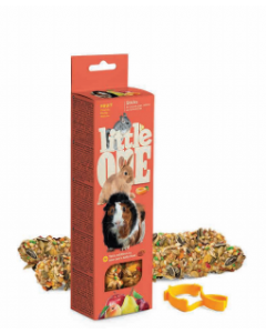 STICK COBAYAS,CONEJOS Y CHINCHILLA CON FRUTA 8X120GR