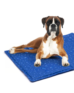 LEO PET ALFOMBRA REFRESCANTE PARA PERROS GRIS BURBUJAS 100X80 XL