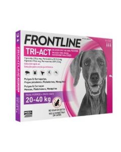 FRONTLINE TRI-ACT 3 PIPETAS (20 A 40 KG)