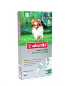 ADVANTIX 4 x 0,4 (HASTA 4KG)