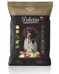 DELICIAS ALIMENTO SEMI HÚMEDO PARA ADULTOS, 3 KG. CON CIERRE ZIPPER