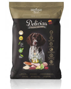 DELICIAS ALIMENTO SEMI HÚMEDO PARA ADULTOS, 3 KG. CON CIERRE ZIPPER