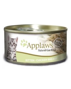 APPLAWS CAT LATA KITTEN-POLLO 24X70GR