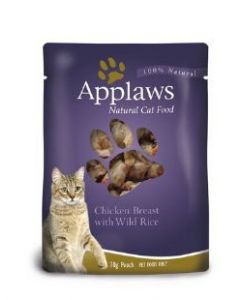 APPLAWS CAT SOBRE POLLO CON ARROZ 12X70G