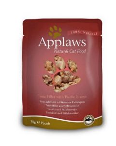 APPLAWS CAT SOBRE ATÚN-GAMBAS PAC 12X70G