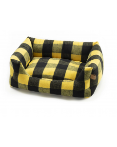 LEO PET CAMA RODI CHALET AMARILLO 45X60 CM