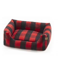 LEO PET CAMA RODI CHALET ROJO 70X85 CM