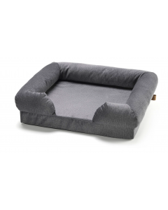 LEO PET CAMA RECTANGULAR COZY GRIS 50X60X20 CM