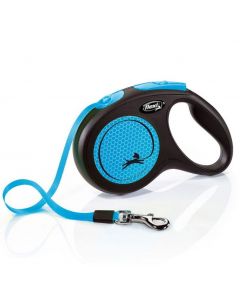 CORREA FLEXI NEW NEON S CINTA 5M AZUL NEÓN