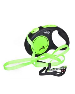CORREA FLEXI NEW NEON S CINTA 5M VERDE NEÓN