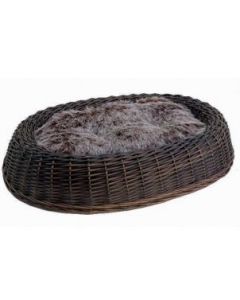 FREEDOG CAMA MIMBRE CON COLCHÓN 100X80X15CM
