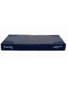 FREEDOG CAMA MEMORY FOAM FLAT AZUL 51X76X10CM